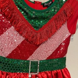 Jojo Siwa Festive Holiday Dress 7/8
